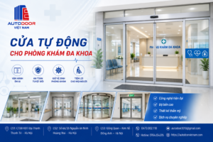 Cửa tự động cho phòng khám đa khoa