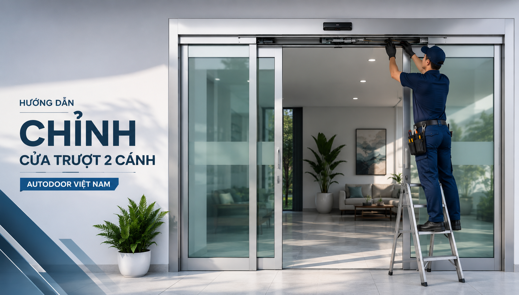 Bảo dưỡng cửa kính tự động