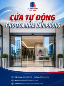 Cửa tự động cho tòa nhà văn phòng